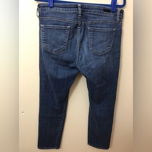 Kut from the kloth catherine womens cotton boyfriend distressed jeans size 10 - Picture 9 of 15